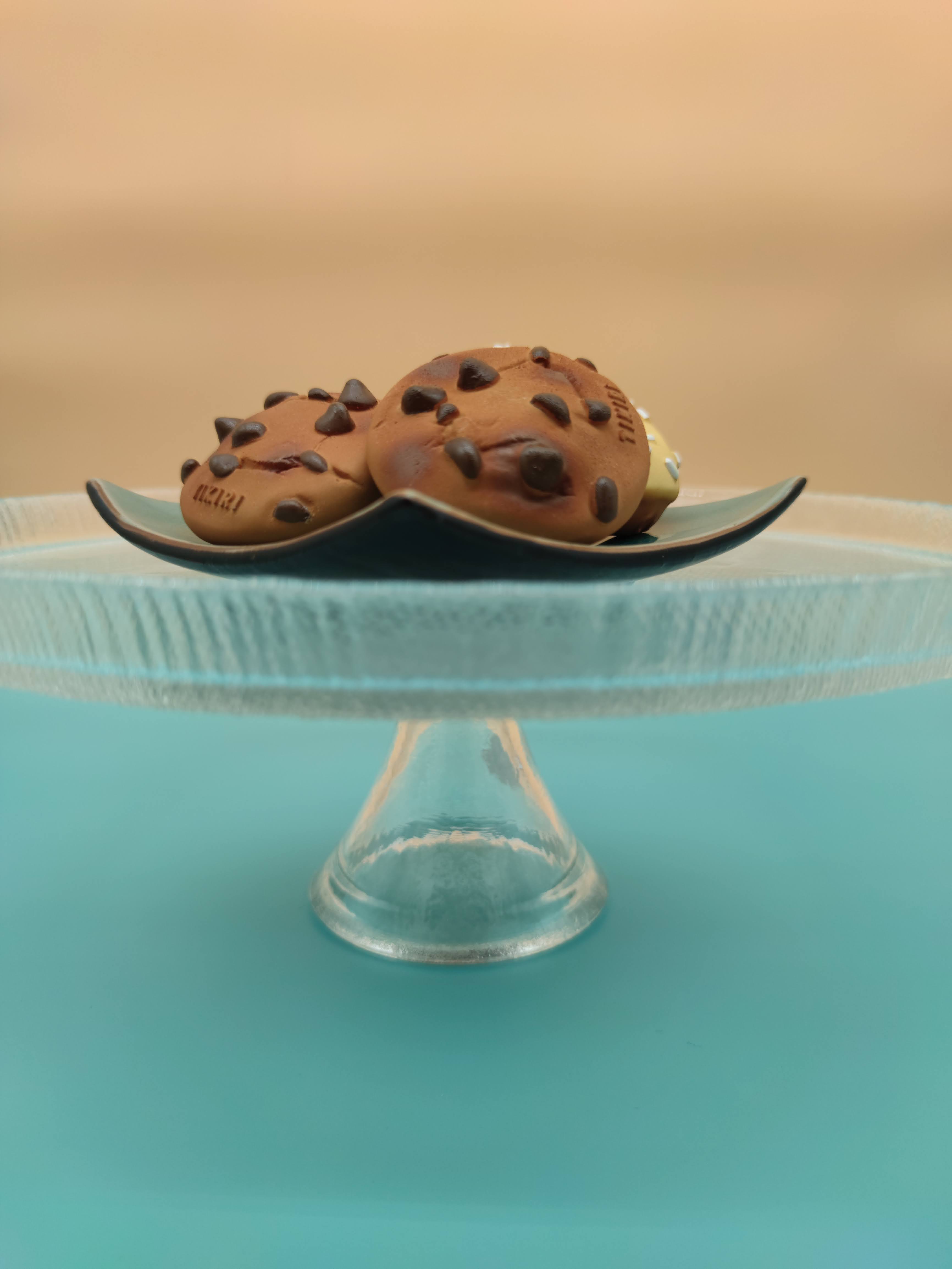 3-in-1 Sonaglio Cookie - Massaggiagengive - Gioco da Bagno 100% Caucciù Naturale - Pipapù