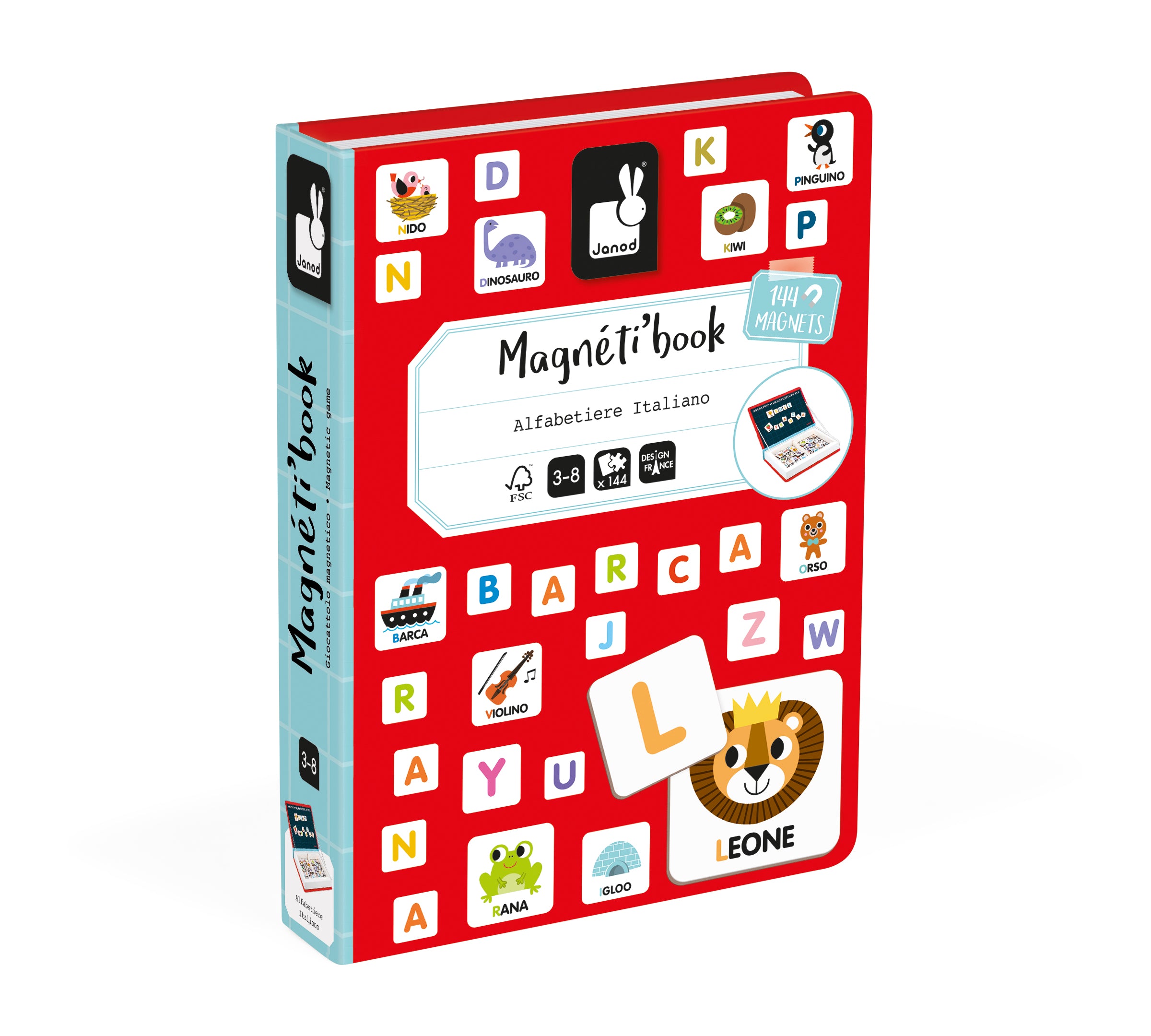 Magnetic Book Alfabetiere - Janod - Pipapù