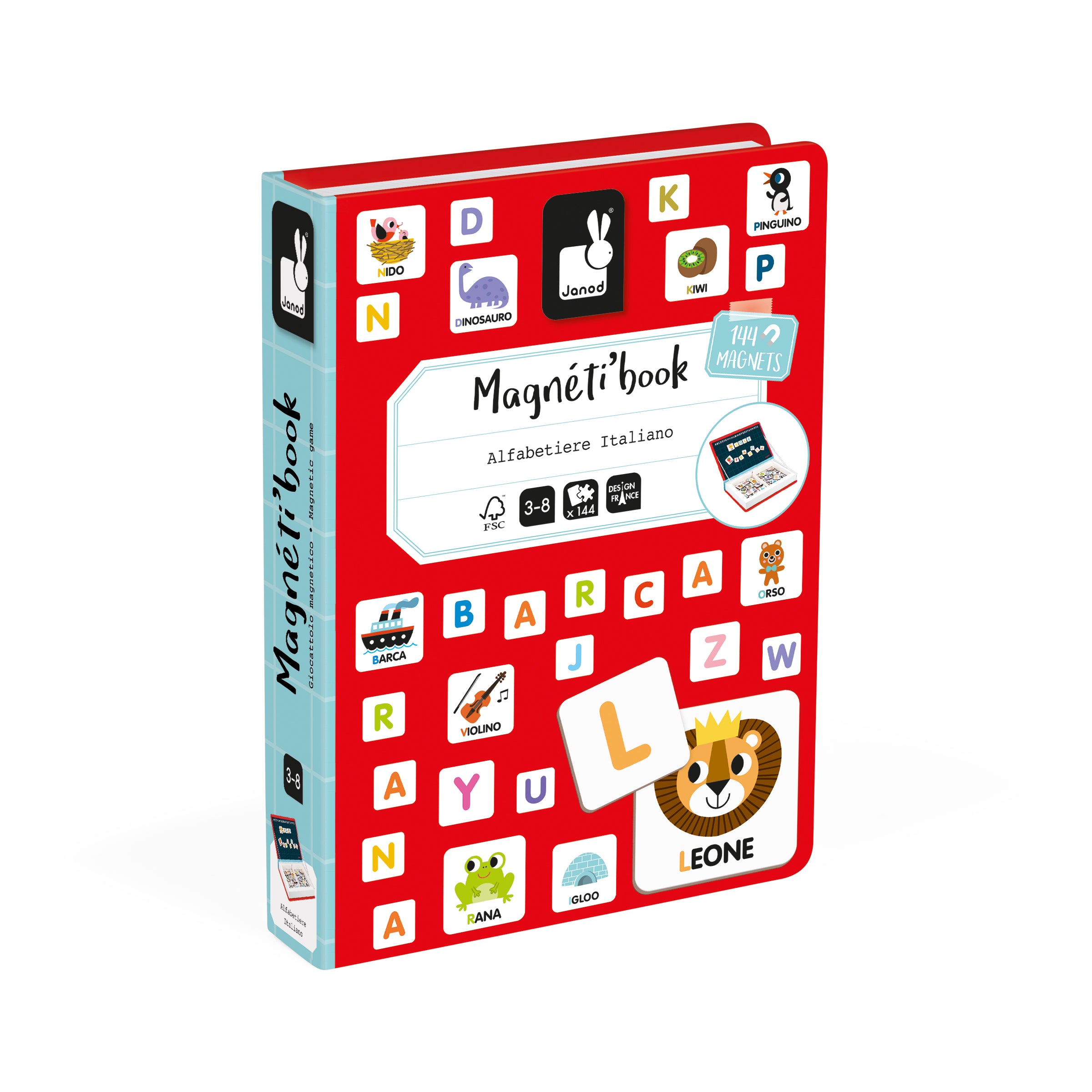 Magnetic Book Alfabetiere - Janod - Pipapù