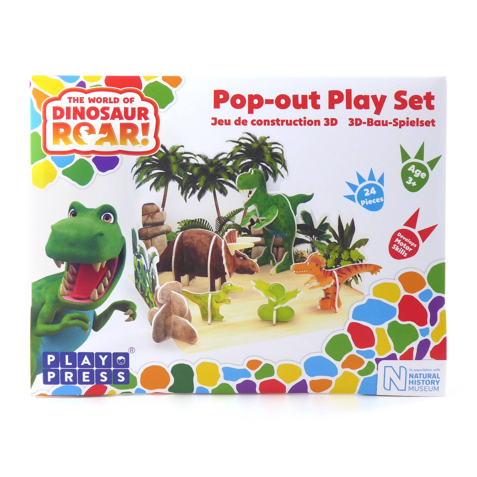 Playset Dinosauri da montare - PlayPress Toys - Pipapù