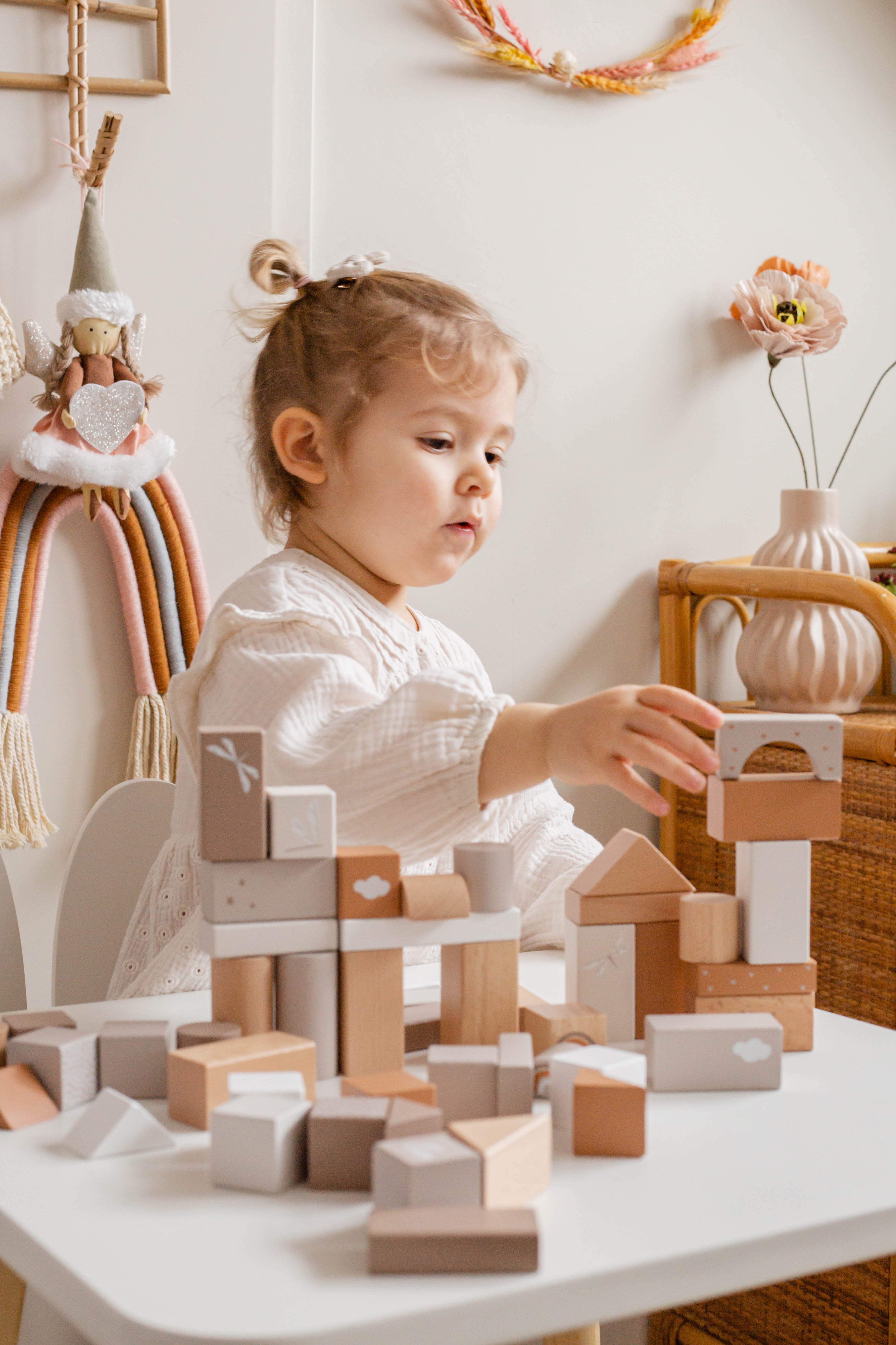 Costruzioni Impilabili in Legno - Gender Neutral - Label Label - Pipapù